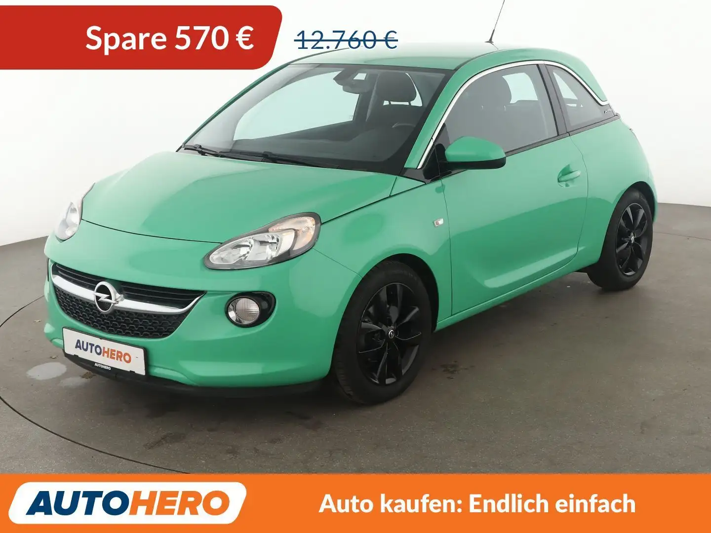 Opel Adam 1.4 Jam Aut.*TEMPO*PDC*SHZ*ALU*LIM*KLIMA* Grün - 1