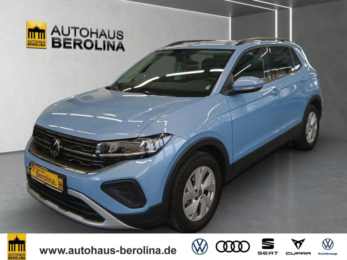 Volkswagen T-Cross 1.0 TSI Life DSG *ACC*R-CAM*Digi.C*SHZ* Blau - 2