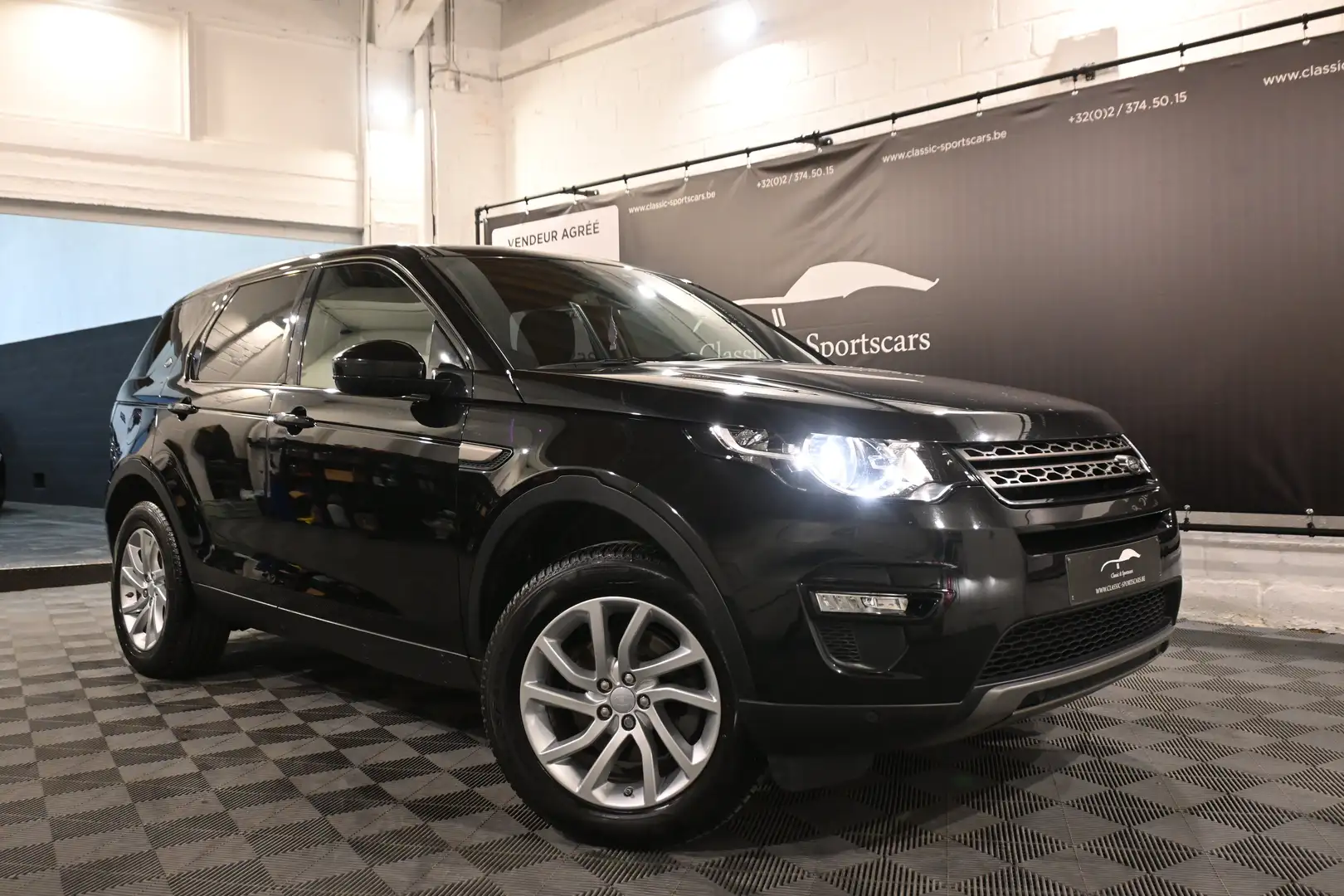 Land Rover Discovery Sport 2.0 TD4 EURO 6b / CAMERA / CUIR / GPS NAVI !! Gris - 2