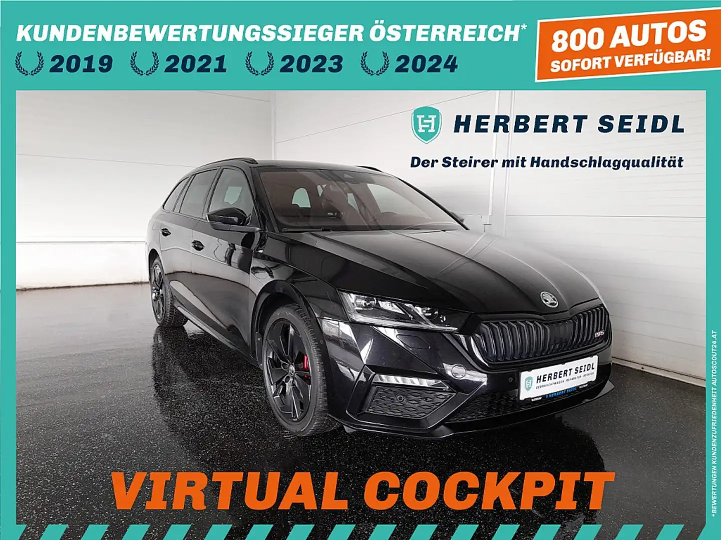 Skoda Octavia Combi RS IV 150/245 DSG *RS EXKLUSIV INTERIEUR ... Fekete - 1