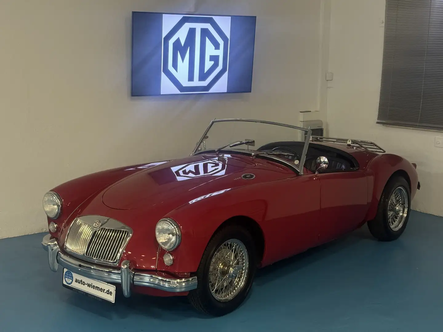 MG MGA 1.5 Roadster org. Speichenräder Rot - 1