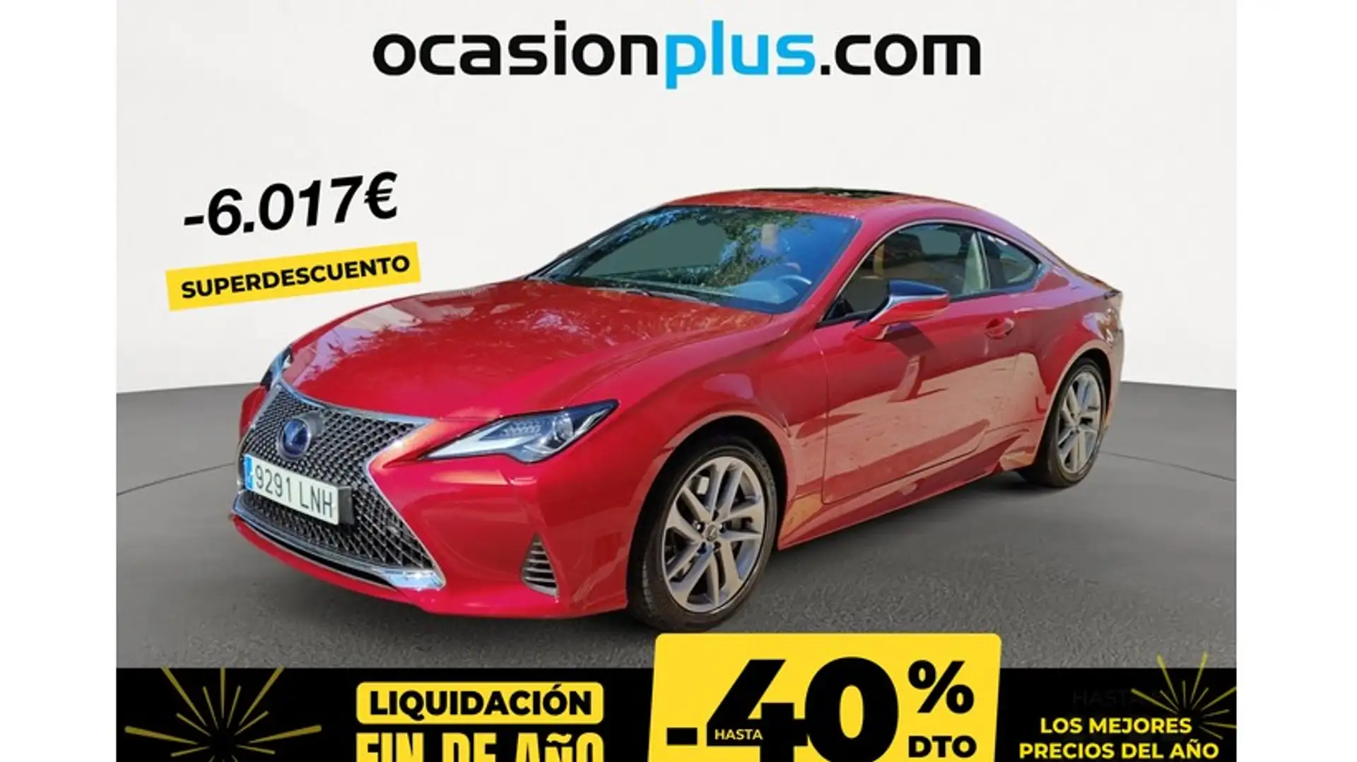 Lexus RC 300h Executive Rouge - 1
