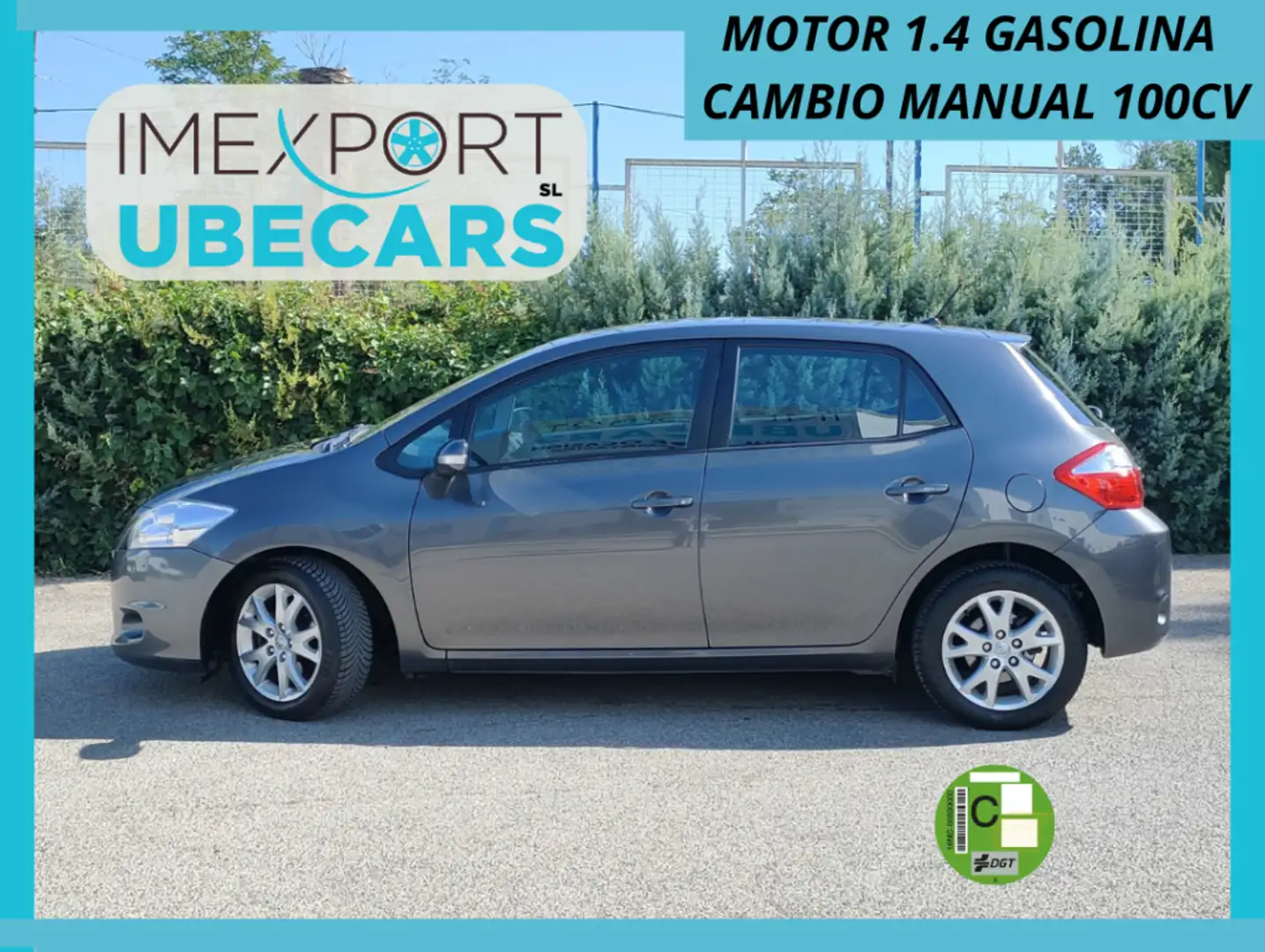 Toyota Auris 1.6 VVT-i Advance Gris - 1