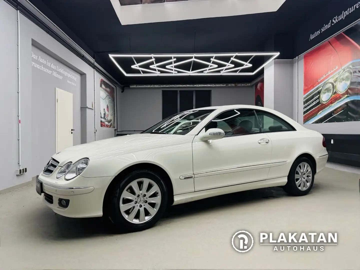 Mercedes-Benz CLK 200 Kompressor Elegance Memory Leder Holz Blanc - 1