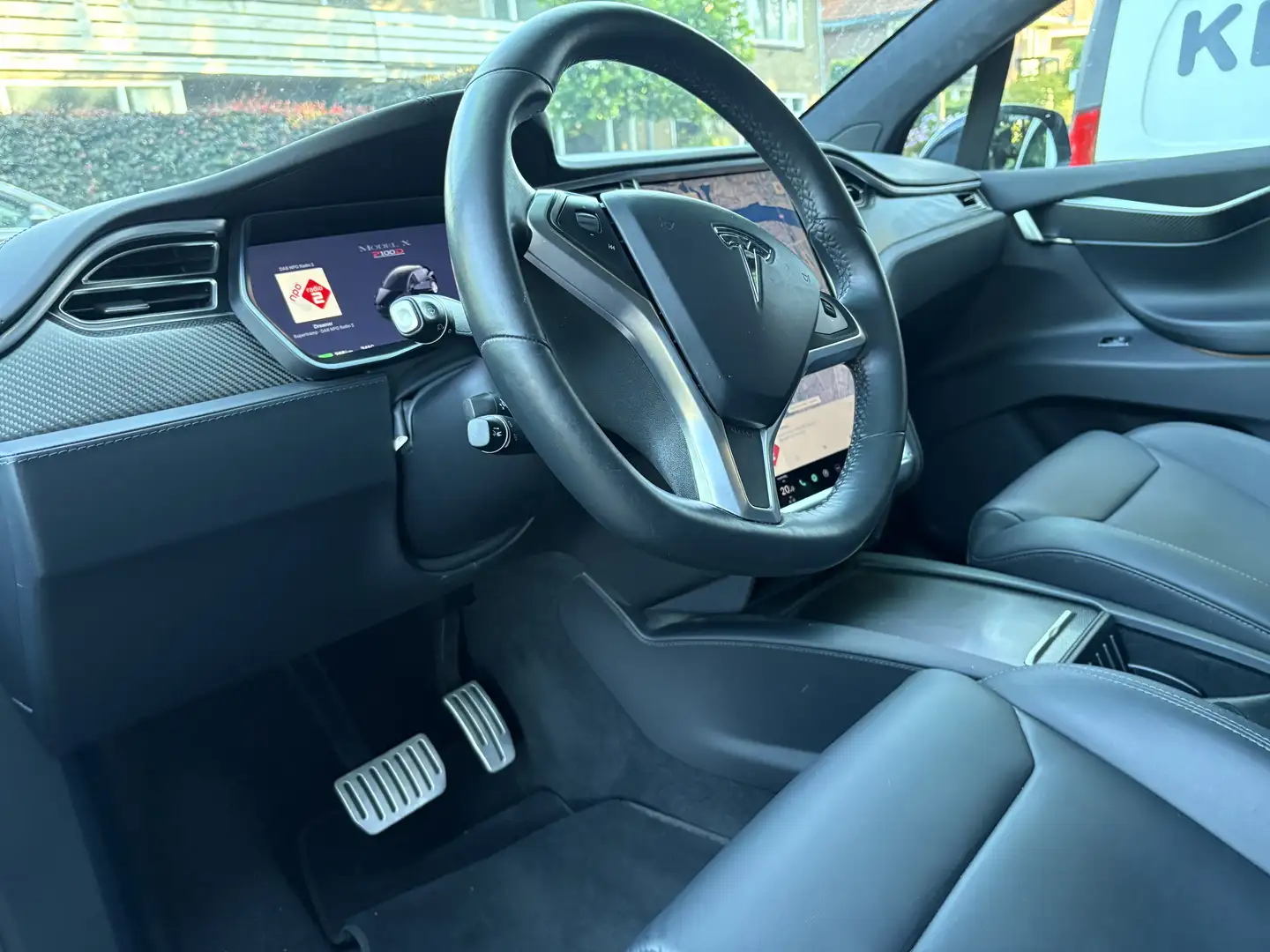 Tesla Model X Model X 100D Performance 7p. Zwart - 2