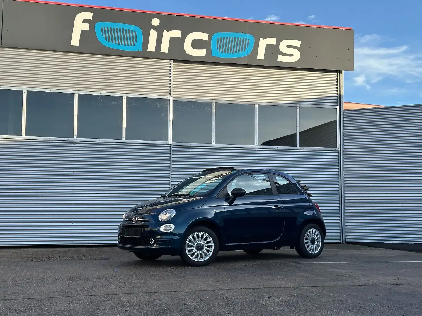 Fiat 500C abrio*Parks*Apple*Andro*Allwetter*Alu* Bleu - 1