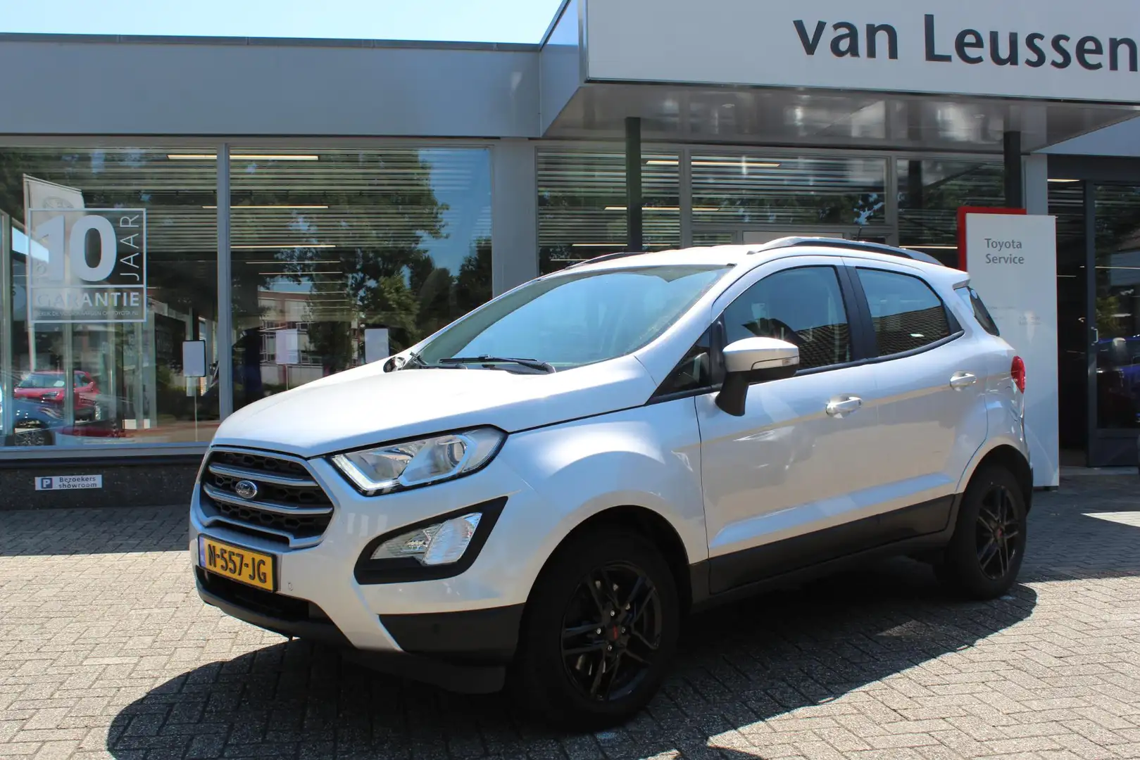 Ford EcoSport 1.0 ECOBOOST TITANIUM TREKHAAK CRUISE NAVI APPLE/A Grijs - 1