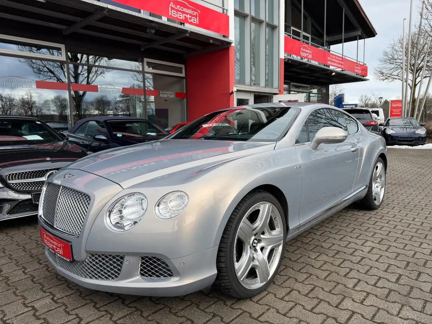 Bentley Continental GT Conti. GT 6.0 W12 -Mullliner- perfekt - dt. ! Argent - 2