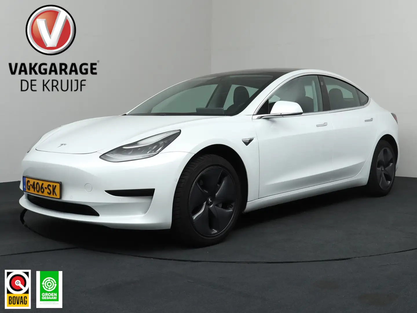 Tesla Model 3 Standard RWD Plus 60 kWh | Panoramadak | Cruise Co Bílá - 1
