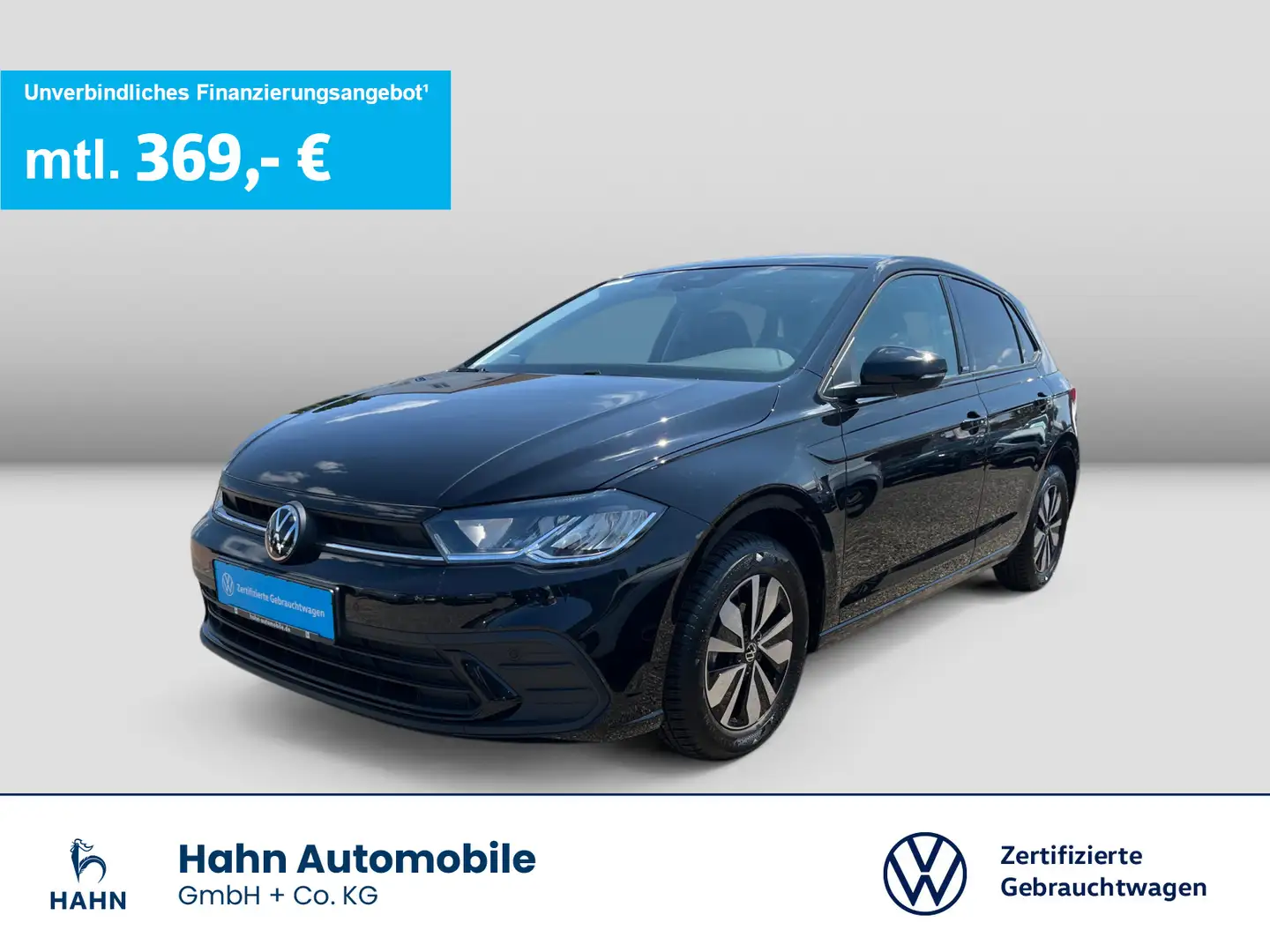 Volkswagen Polo 1.0TSI DSG Move LED Navi AHK Cam CarPlay Schwarz - 1