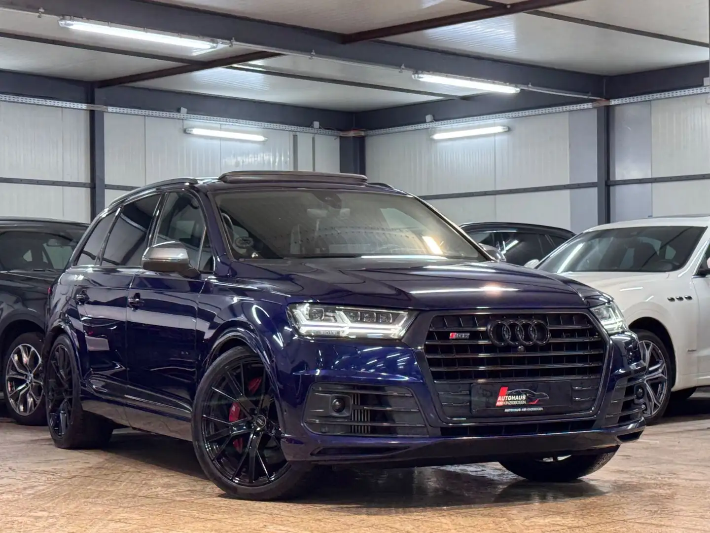 Audi SQ7 7SITZ*PANO*B&O*#SITZ*ADVNCD*AHK*NGHTV Bleu - 1