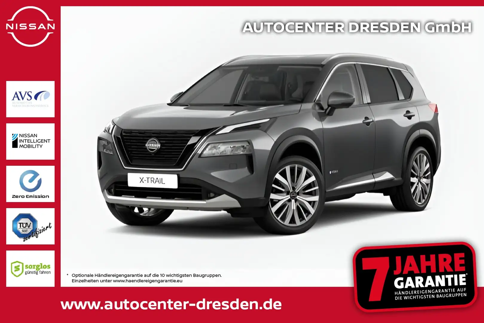 Nissan X-Trail 1.5VC-T e-4ORCE Tekna HUD Navi Bose Pano Gris - 1