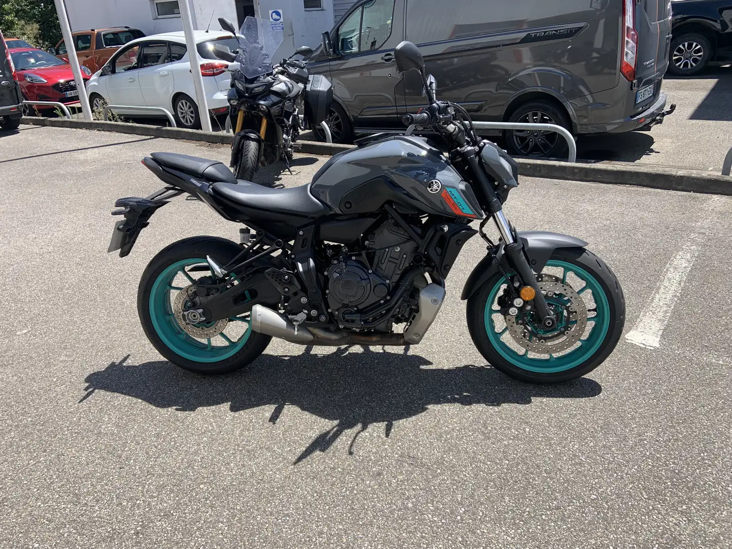 Yamaha MT-07 Bleu - 2