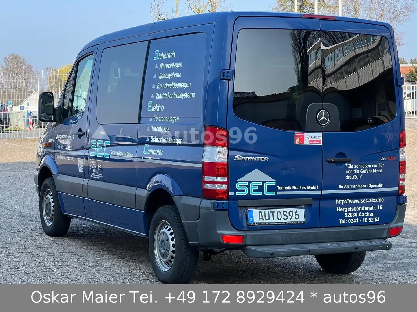 Mercedes-Benz Sprinter 216 CDI KLIMA 1.Hand 4 Sitze Blau - 2