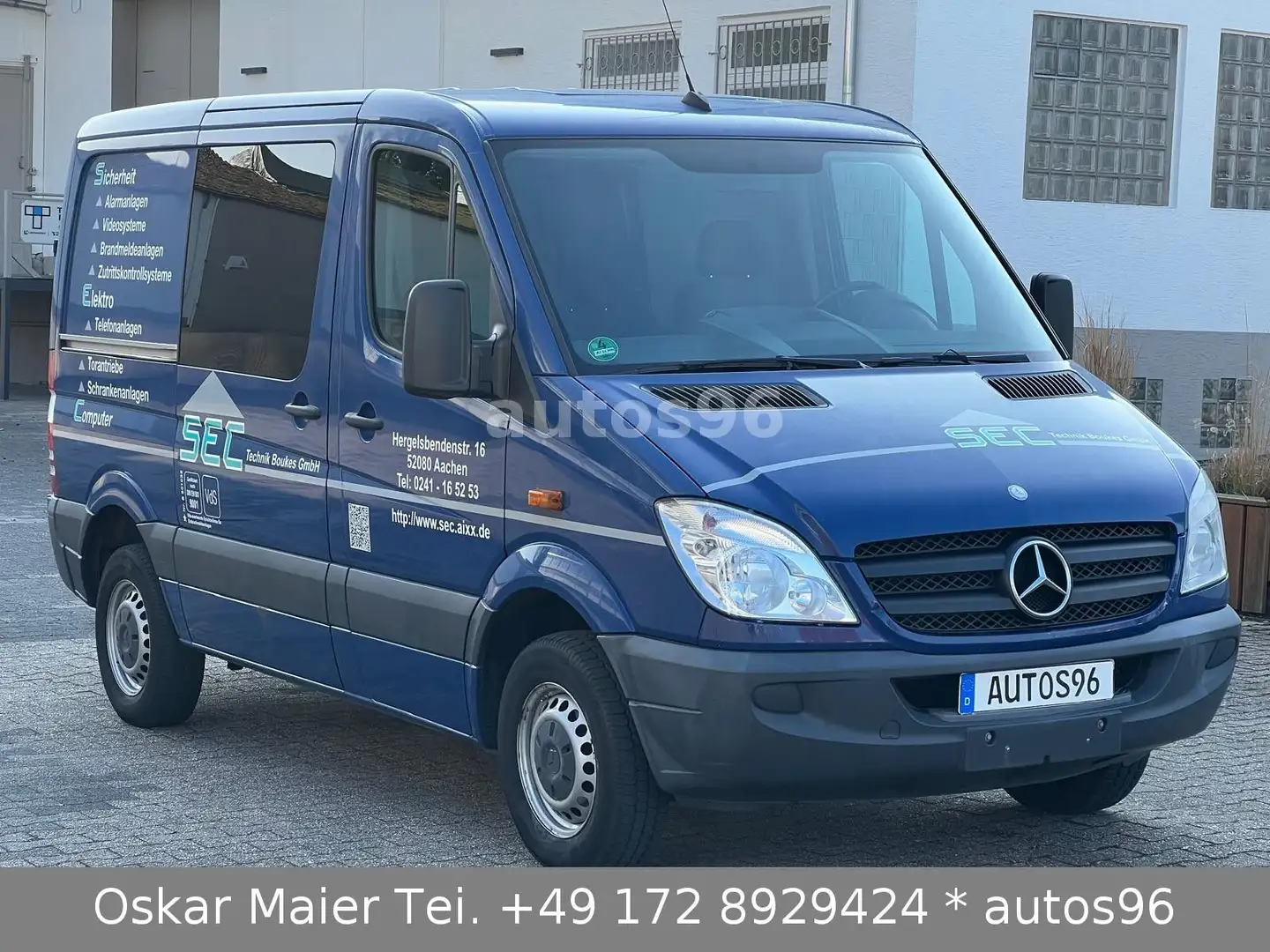 Mercedes-Benz Sprinter 216 CDI KLIMA 1.Hand 4 Sitze Blau - 1