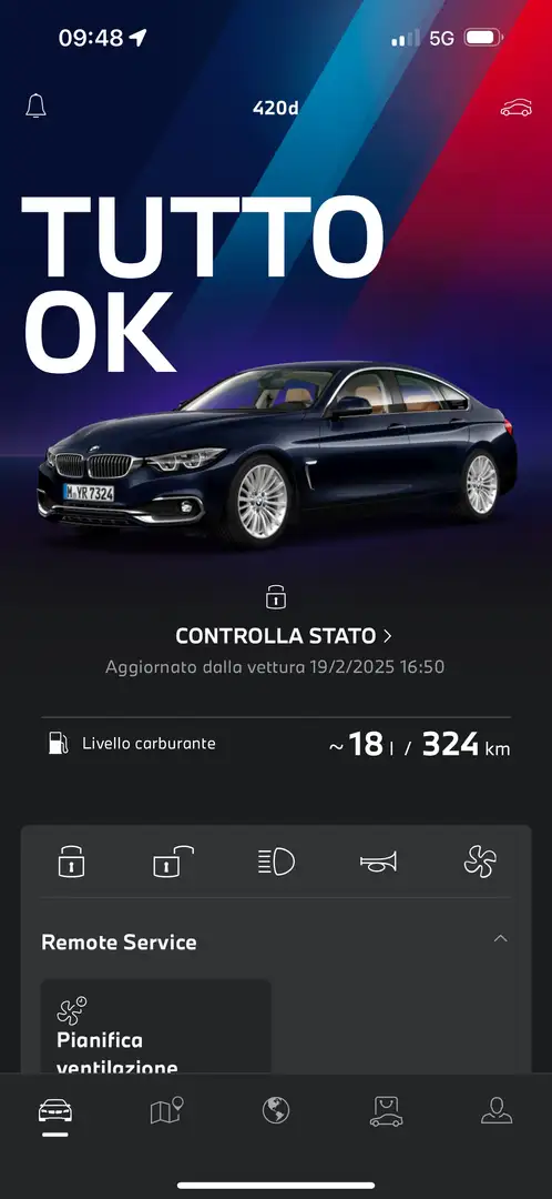 BMW 420 Serie 4 F36 2019 gran coupe luxury Blu/Azzurro - 2