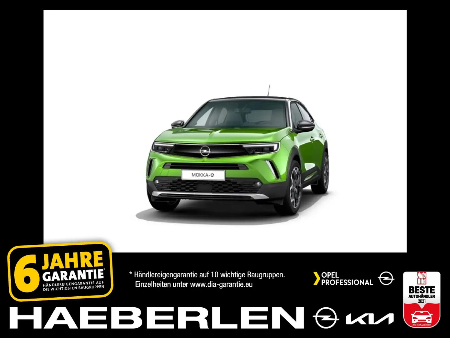 Opel Mokka -e Elegance *Sitzh*Onboard-Charger*Aktion* Verde - 1