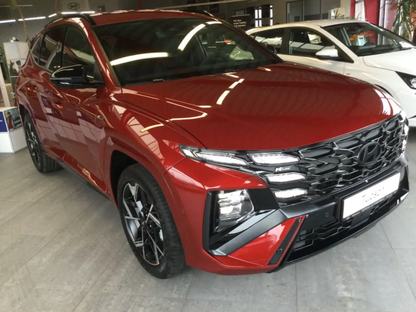 Hyundai TUCSON 1.6 T-GDI N Line Mild-H. 2WD Sitz-Paket Rosso - 1