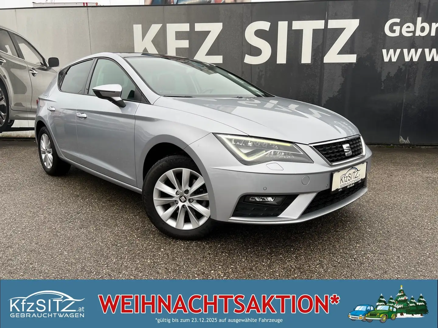 SEAT Leon Style 1,6 TDI DSG | ALCANTARA/SCHIEBEDACH Silber - 1