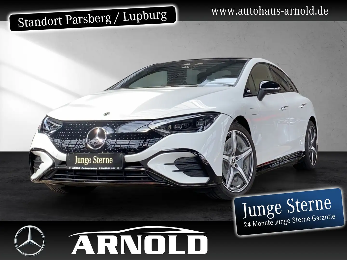Mercedes-Benz EQE 500 EQE 500 4M AMG L AIRMATIC Pano Distr HYPERSCREEN Bílá - 1