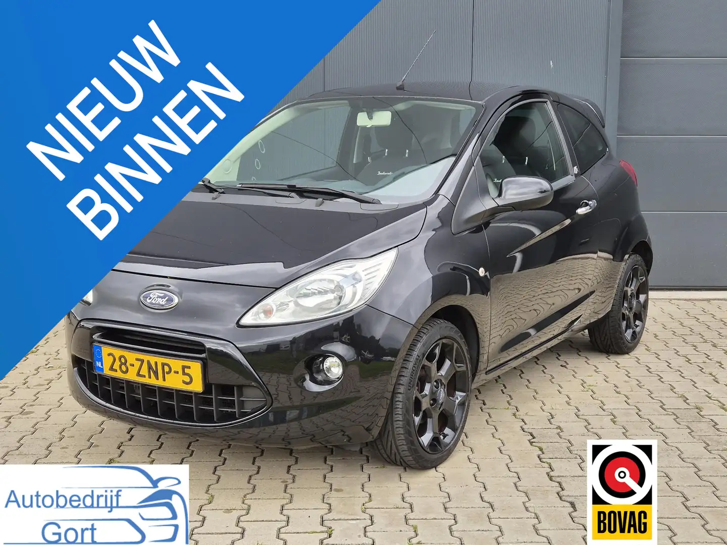 Ford Ka/Ka+ 1.2 Metal start/stop AIRCO Zwart - 1