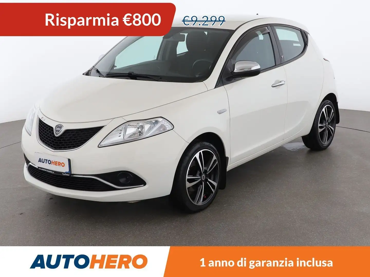 Lancia Ypsilon 1.2 Silver 69 CV Bianco - 1