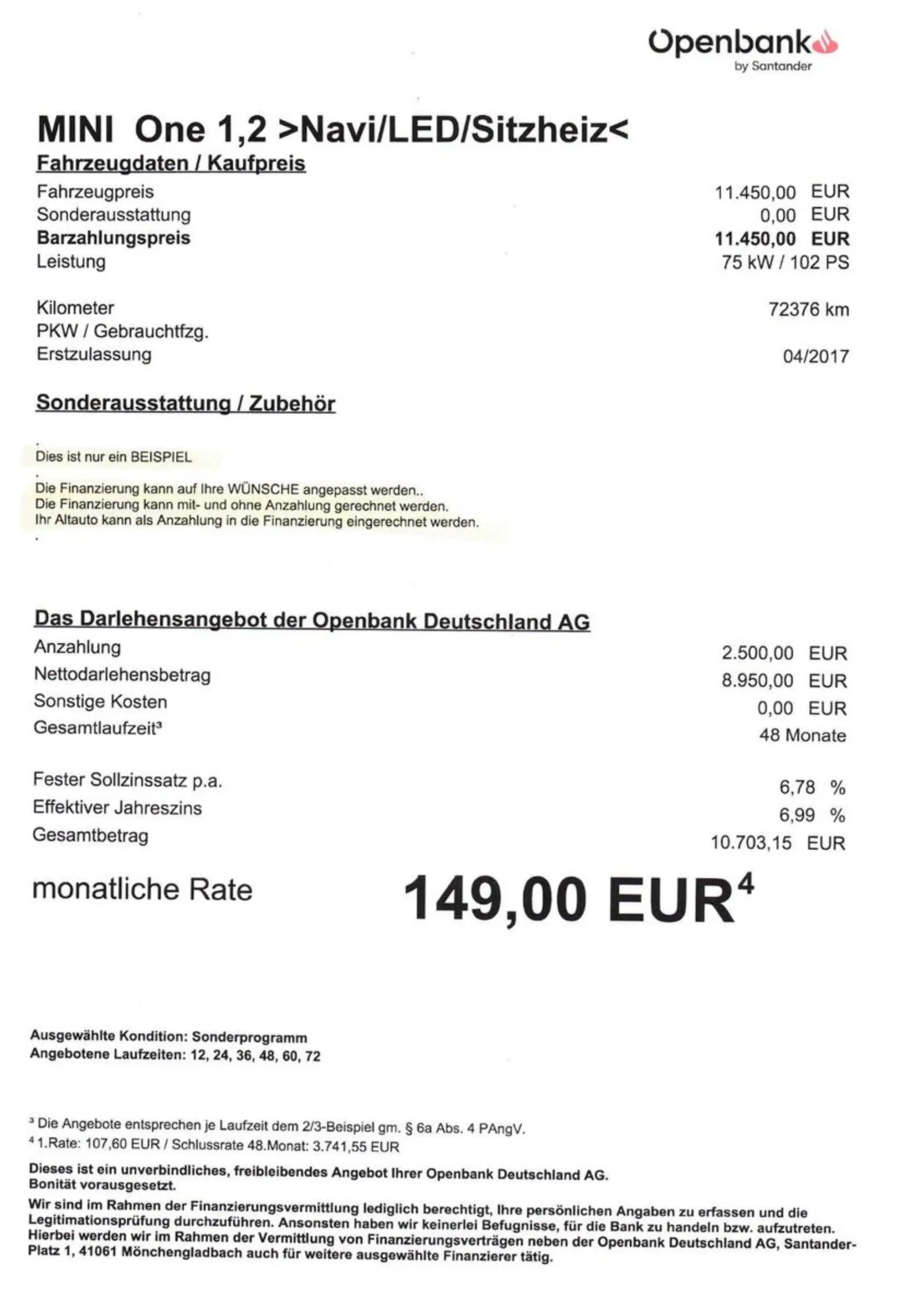 MINI One -Navi/LED/Sitzheiz/PDC — photo 2