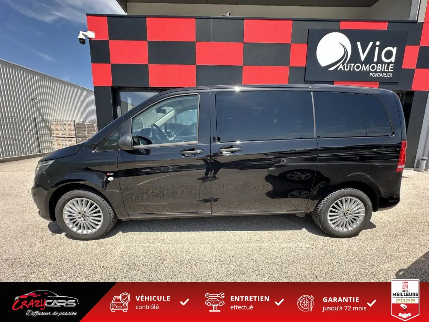 Mercedes-Benz Vito 119 CDI 9G-Tronic  Compact Pro 4-Matic - ATTELAGE Noir - 2