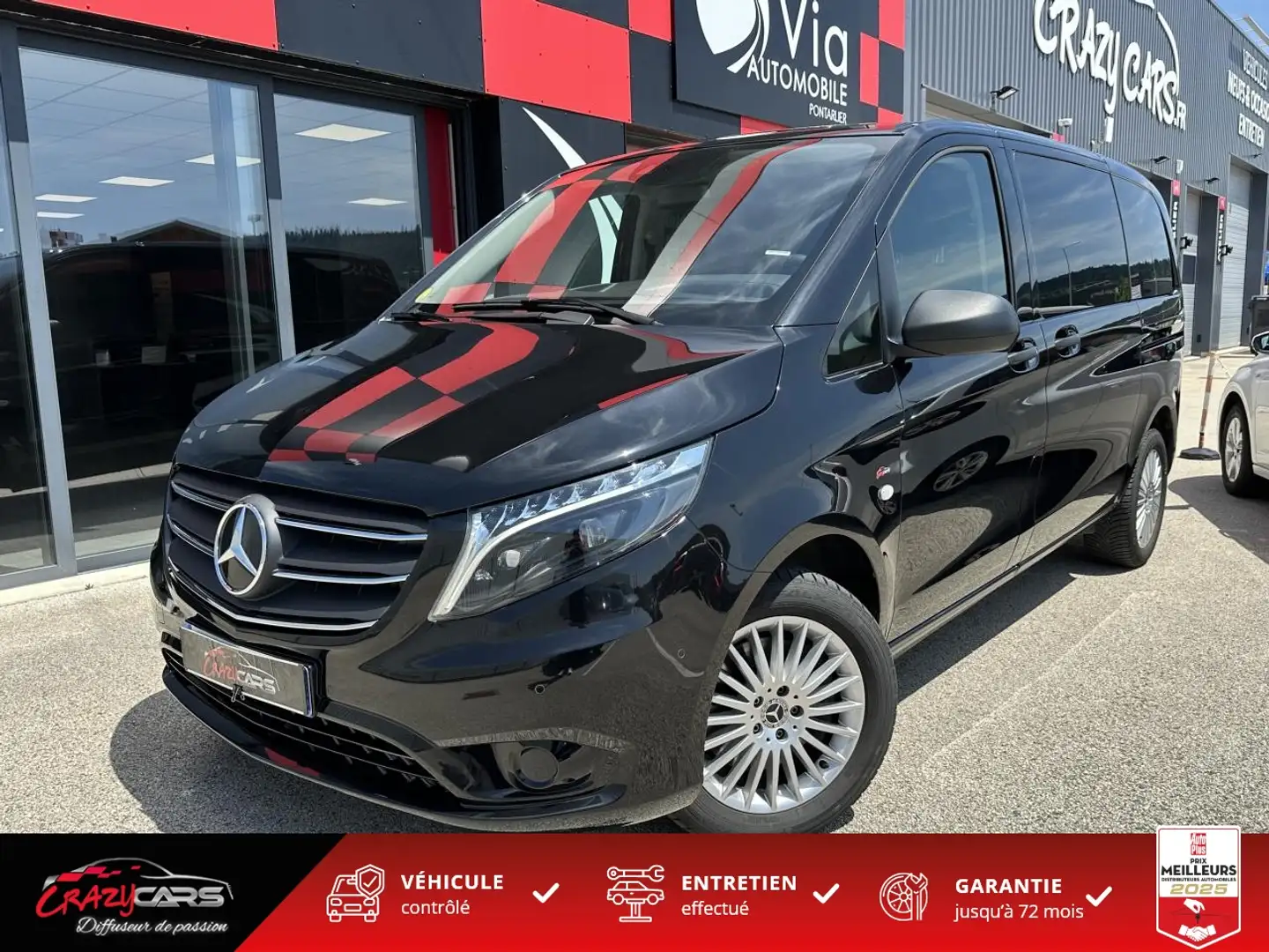 Mercedes-Benz Vito 119 CDI 9G-Tronic  Compact Pro 4-Matic - ATTELAGE Noir - 1