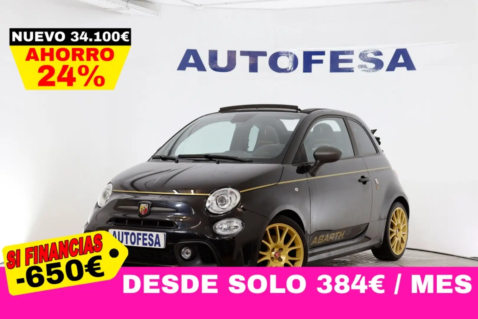 Fiat 500 1.4 T 595 SCORPIONEORO Edition 165cv 2P # 1 DE 200 Negro - 1