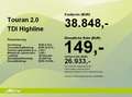Volkswagen Touran 2.0 TDI Highline *AHK*KAMERA*NAVI*LED* Zilver - thumbnail 4