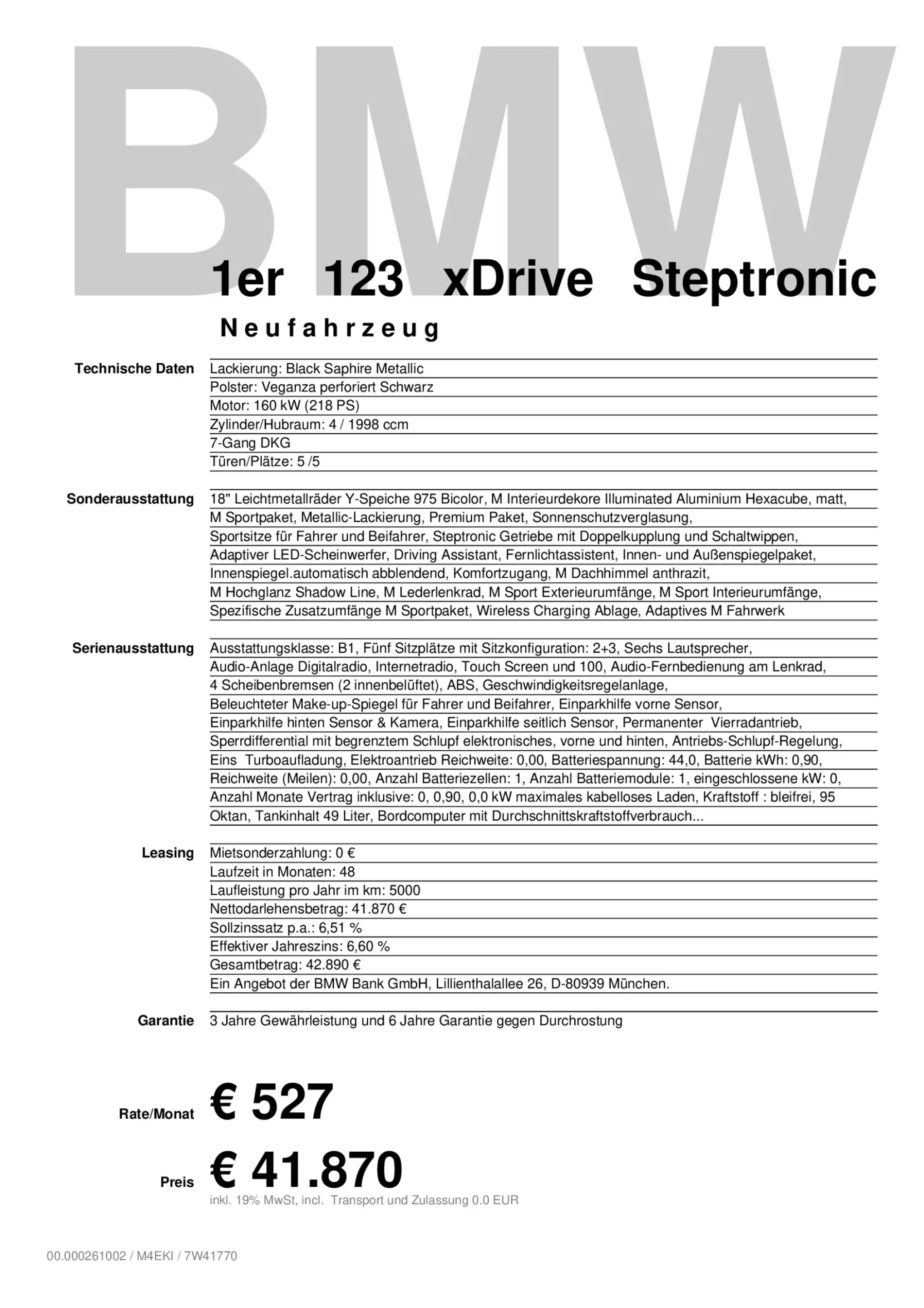 BMW 114 123 xDrive M Sportpaket+18"LM+adapLED+DrivAss+ — photo 5