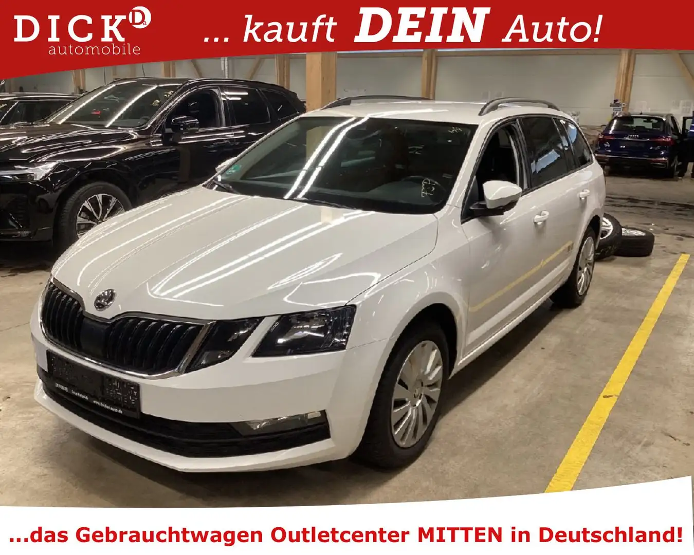 Skoda Octavia C Ambition 2.0TDI ACC/NAVI/SHZ/PDC/CARPL Weiß - 1