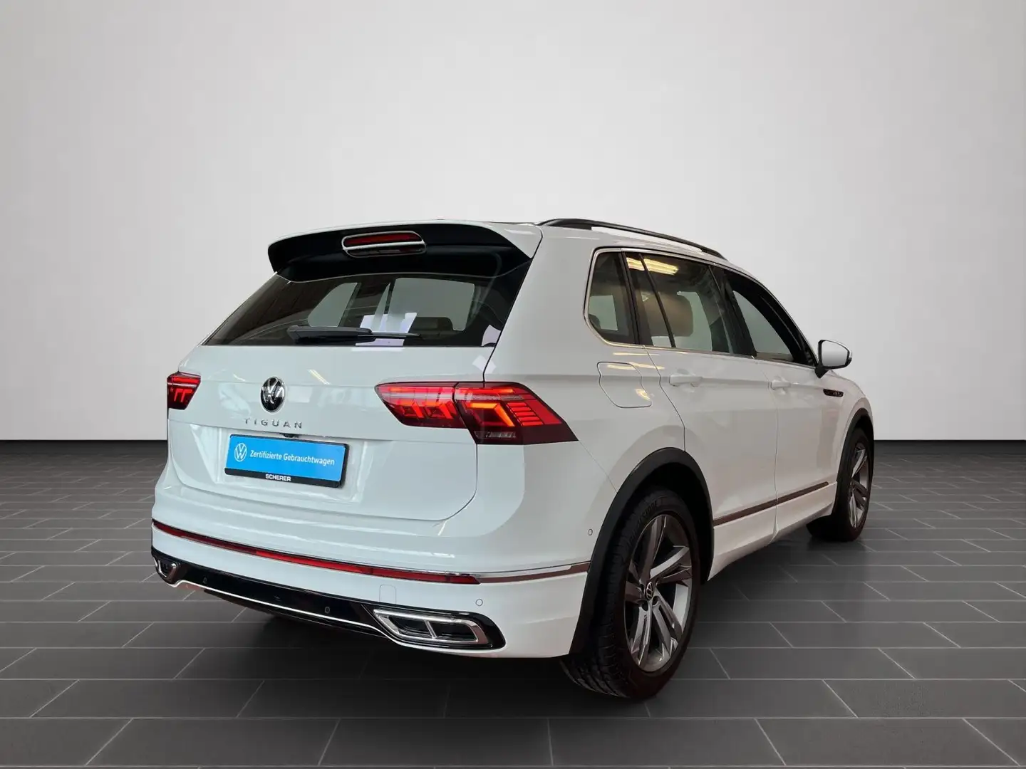 Volkswagen Tiguan R-Line 2.0 TDI *IQ-Light*Navi*RFK*V.Cockp Weiß - 2