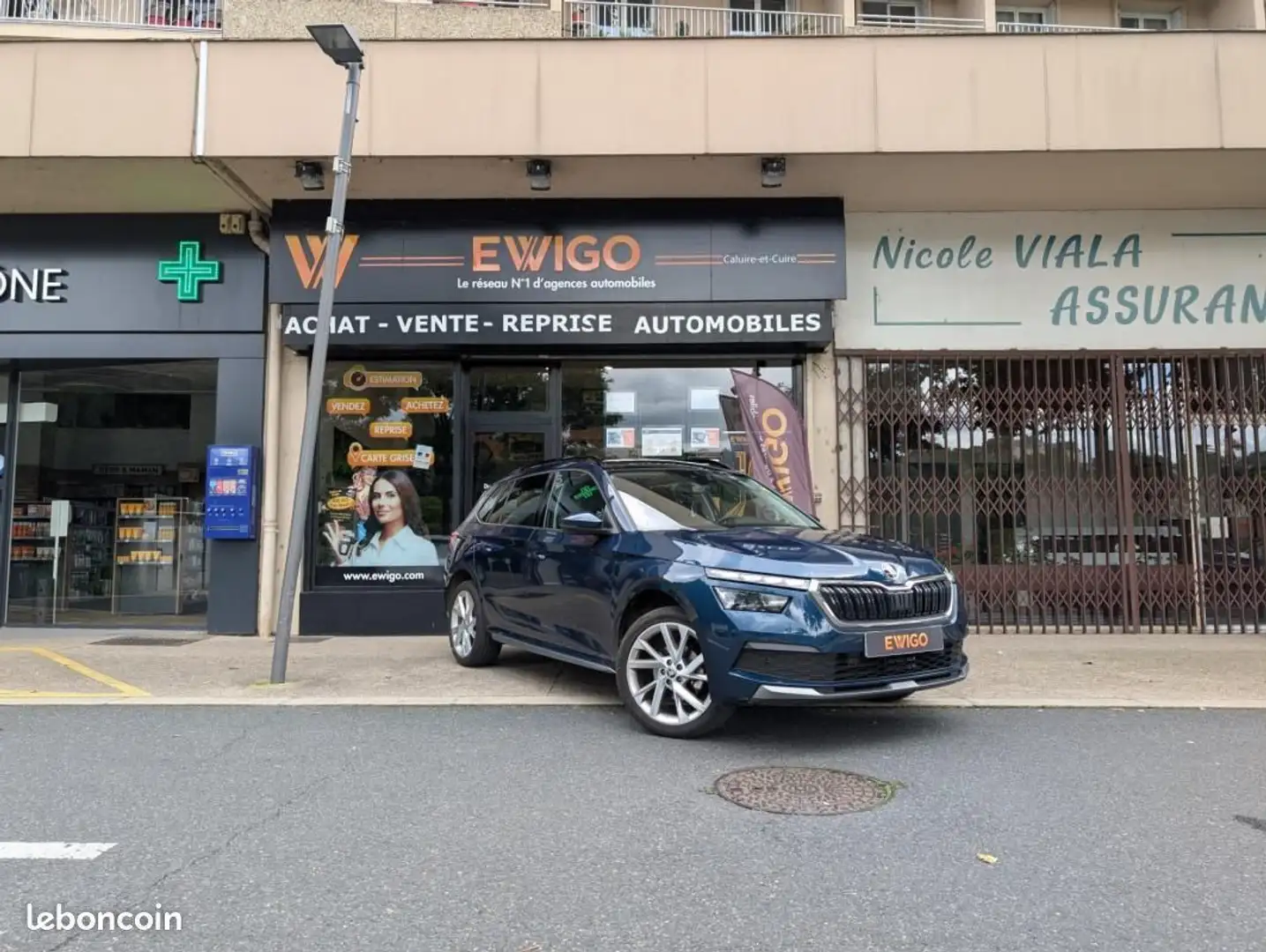 Skoda Kamiq 1.0 TSI Evo 110ch Style DSG7- TOIT PANORAMIQUE PEI Blau - 1