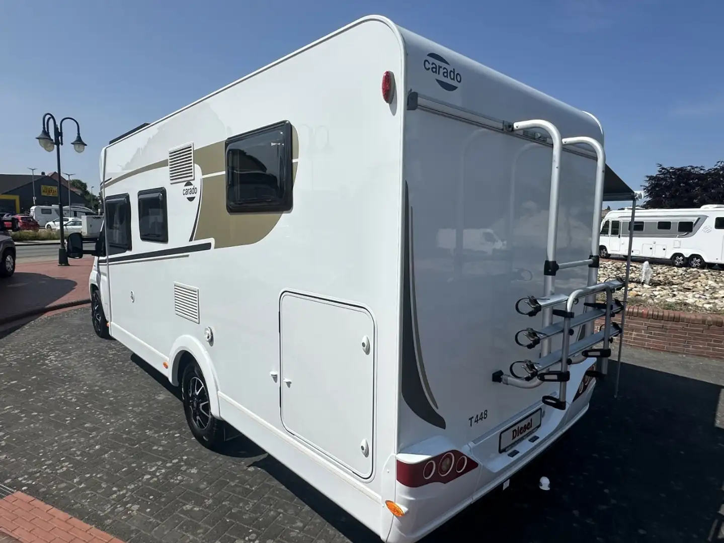 Carado T448 +AHK+Wechselrichter+Solar+TV+Hubbett+ Weiß - 2