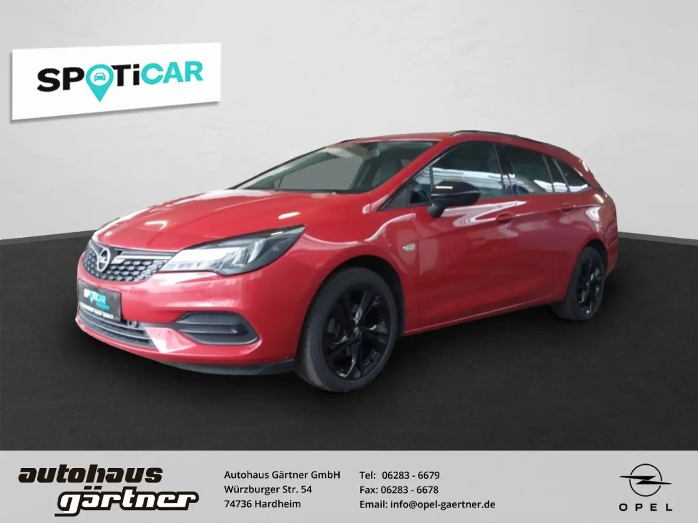 Opel Astra K Sports Tourer Elegance Start Stop 1.5 D EU6d DAB Rojo - 1