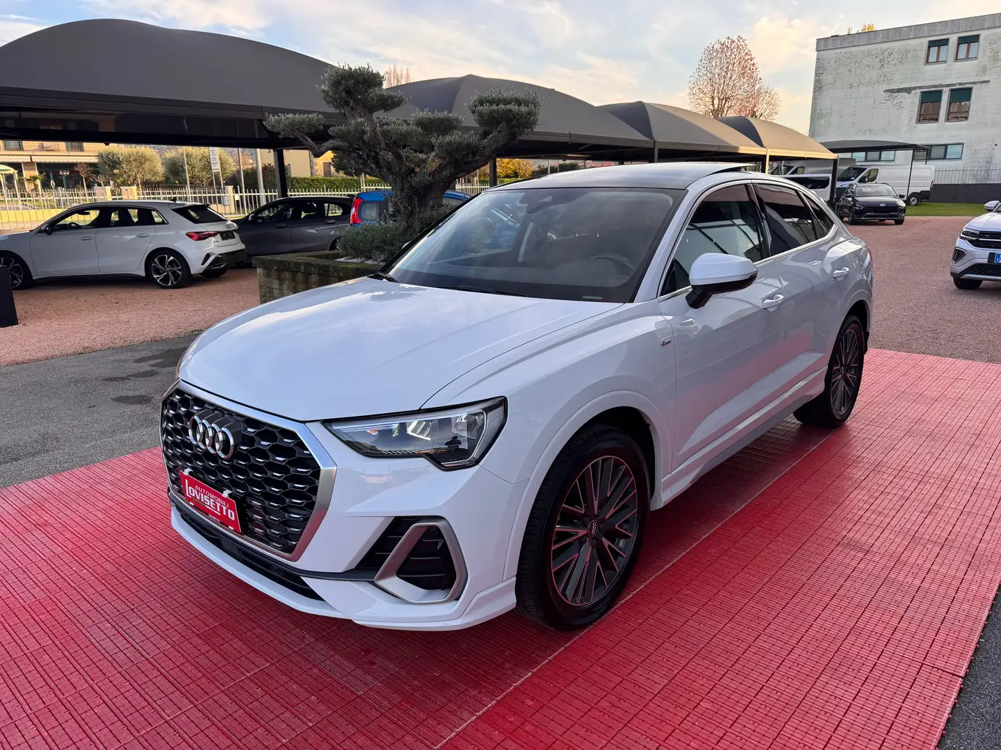 Audi Q3 sportback 35 1.5 tfsi S line edition Blanc - 2