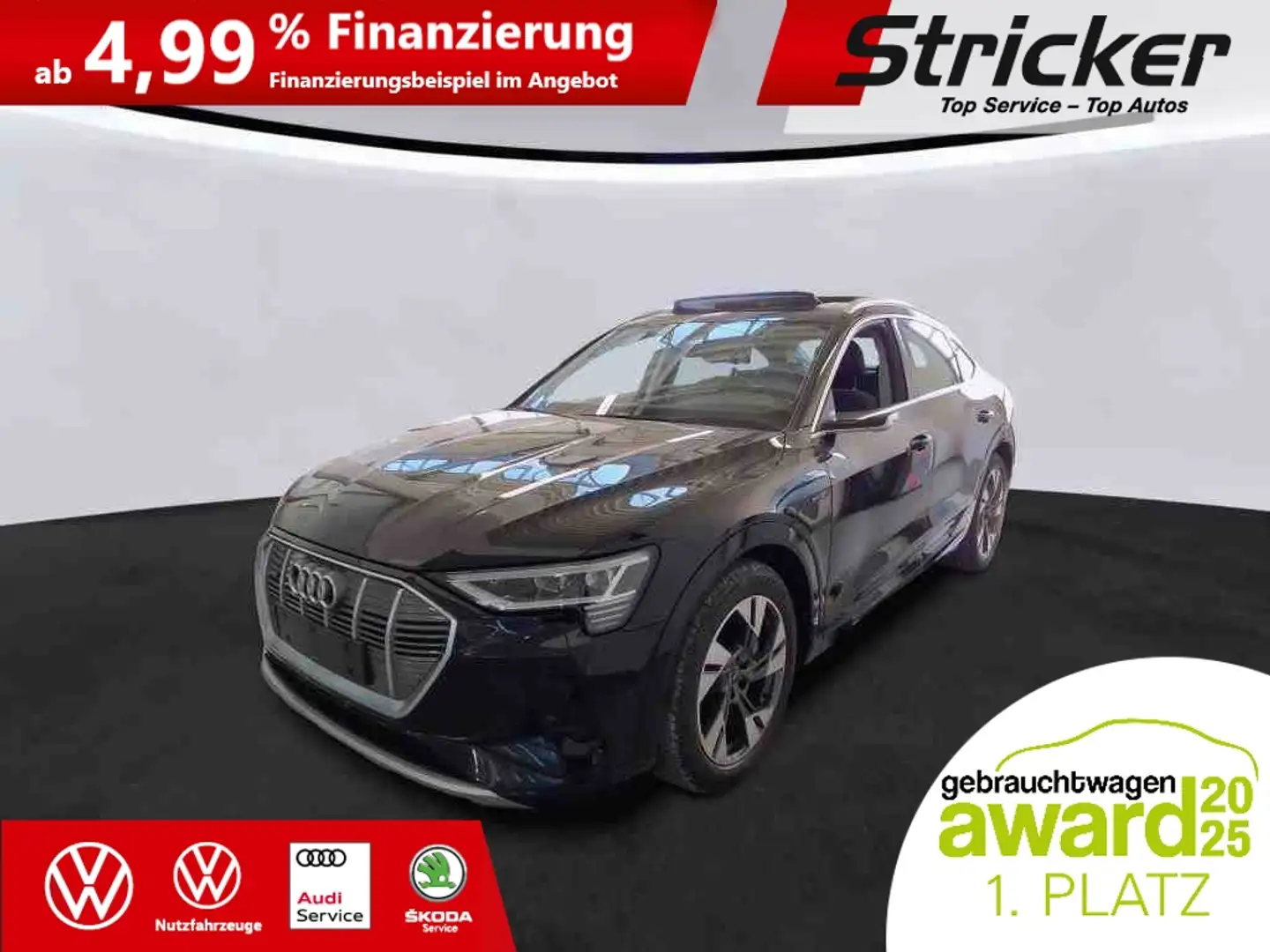 Audi e-tron 50 Sportback S-Line 356,-ohne Anzahlung Pano B&O Schwarz - 2