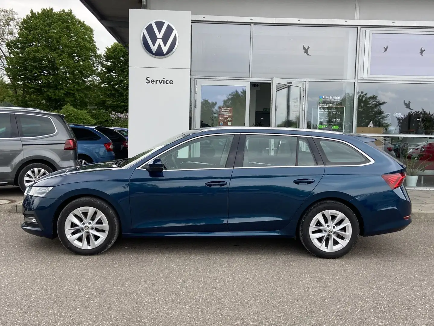 Skoda Octavia Combi 2.0 TDI DSG Style EL.VORDERSITZE-M Blau - 2
