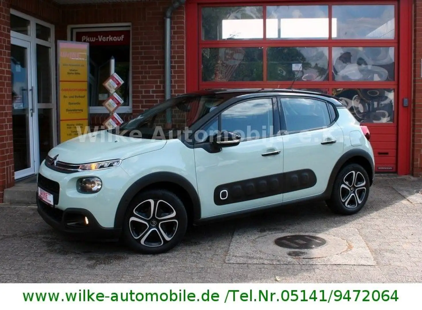 Citroen C3 Shine+Automatik+Kamera+Navi+DAB+LED+Tempomat+ Vert - 1