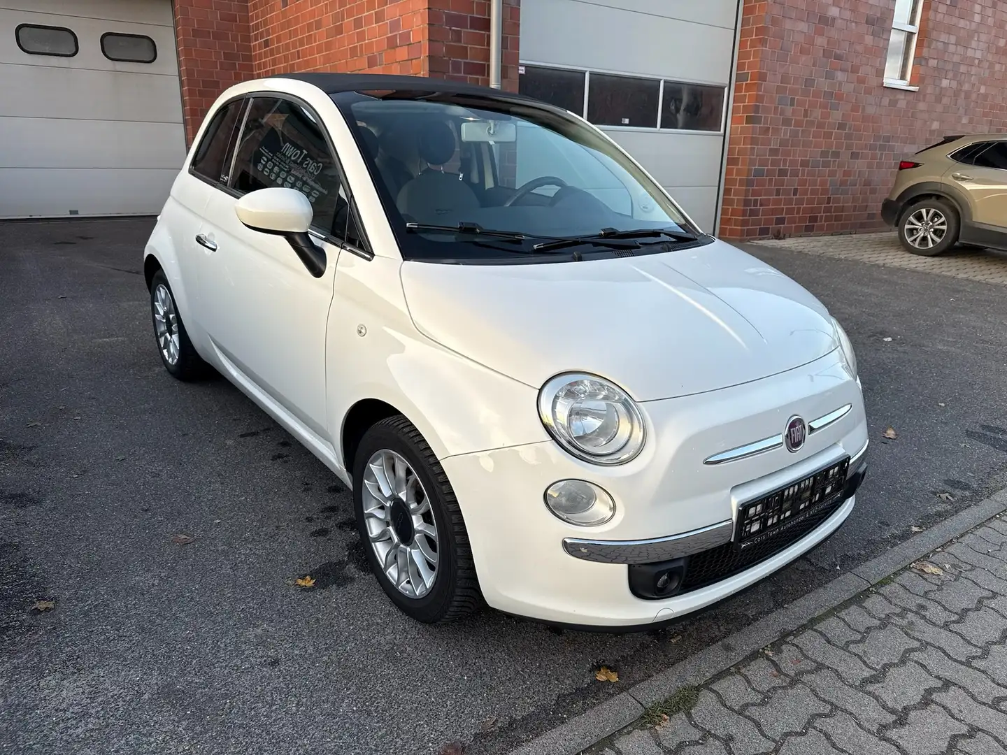 Fiat 500C Cabrio Lounge 1,2 Teilleder, PDC Weiß - 2