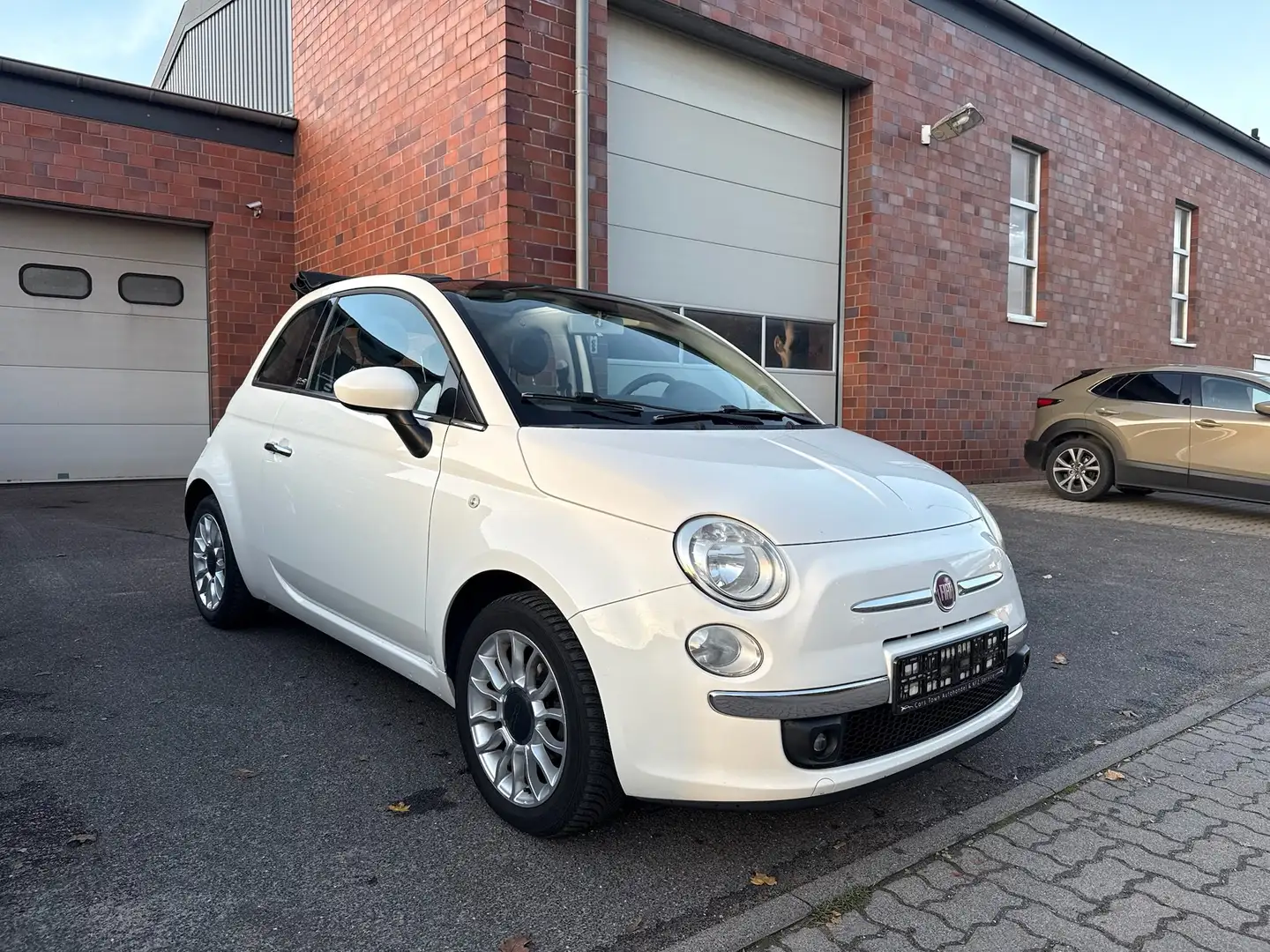 Fiat 500C Cabrio Lounge 1,2 Teilleder, PDC Weiß - 1