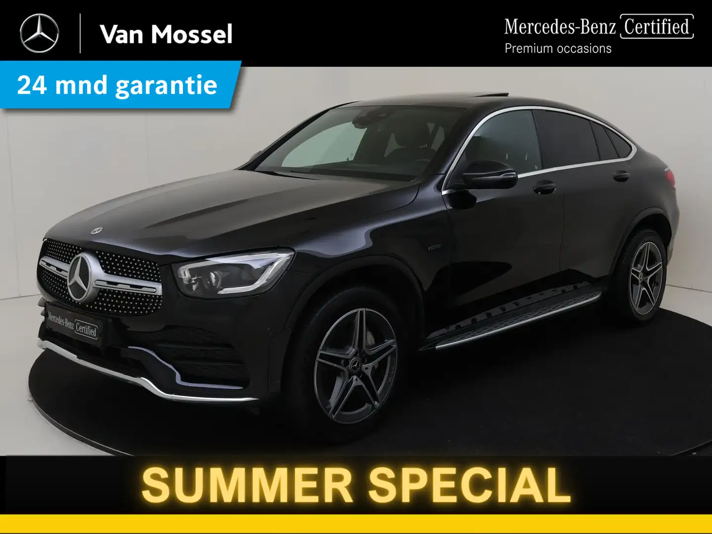 Mercedes-Benz GLC 300 Coupé 300e 4MATIC Premium Plus AMG Line / Burmeste Schwarz - 1