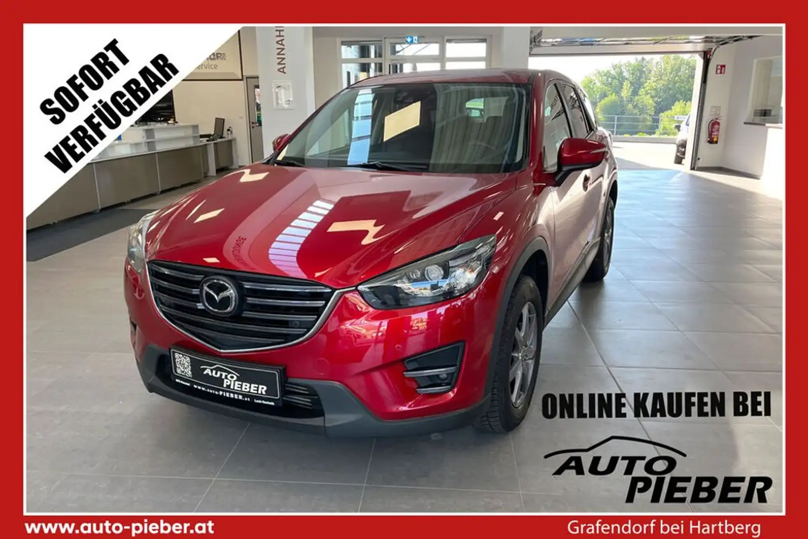 Mazda CX-5 Revolution Top AWD *SHZ, Navi,* Rouge - 1