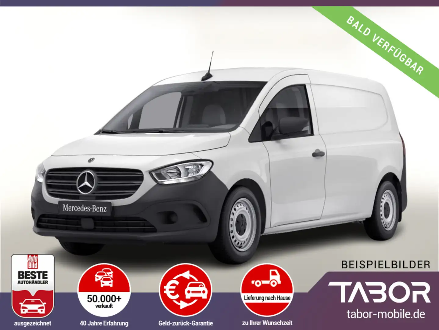 Mercedes-Benz Citan Kasten 110 CDI L2 Klima Holz MBUX Kam Weiß - 1