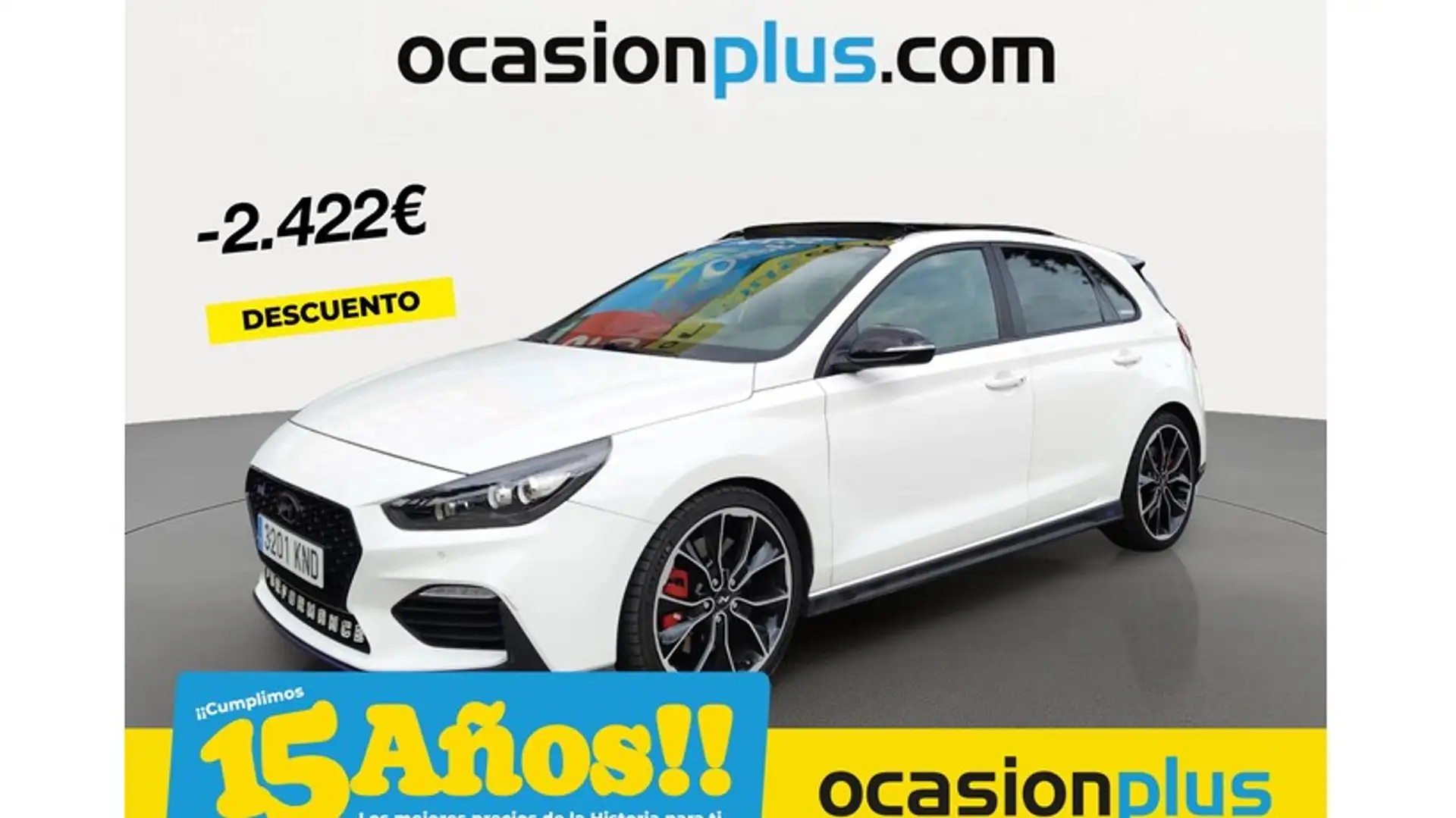 Hyundai i30 2.0 TGDI N Sky 250 Blanc - 1