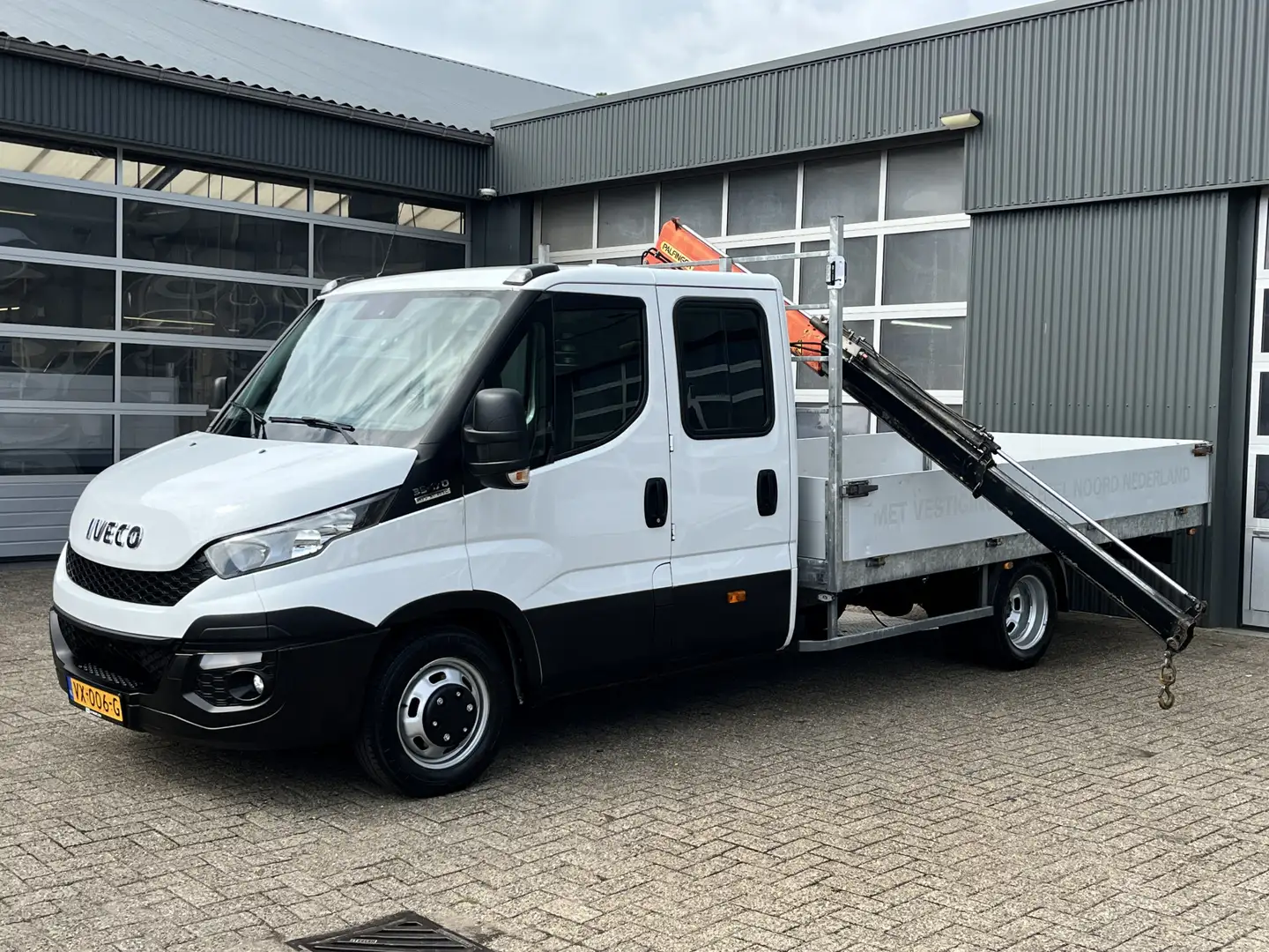 Iveco Daily 35C17 3.0 410 Automaat Palfinger Laadkraan Airco C Blanc - 2