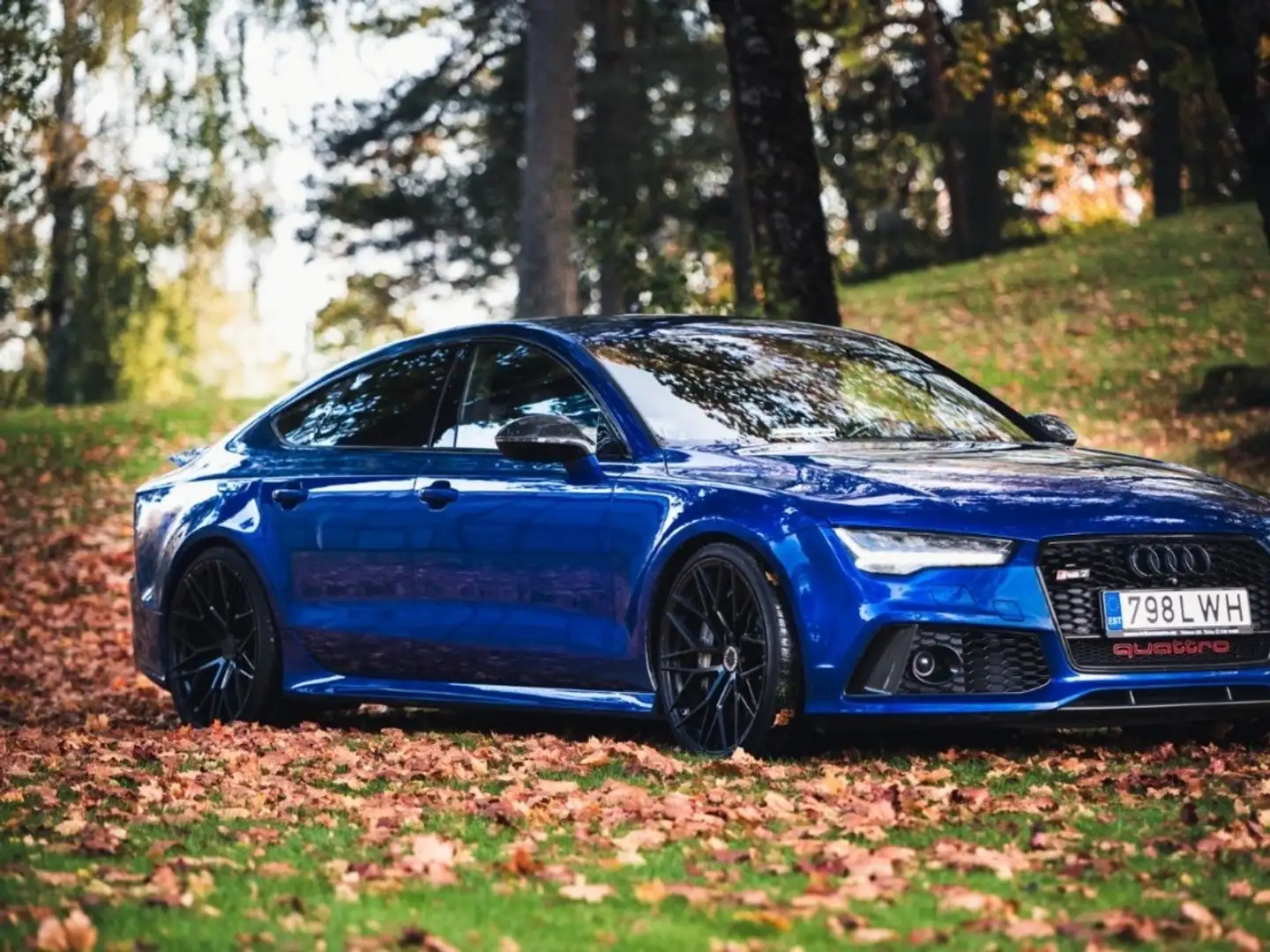 Audi RS7 Performance Bleu - 1