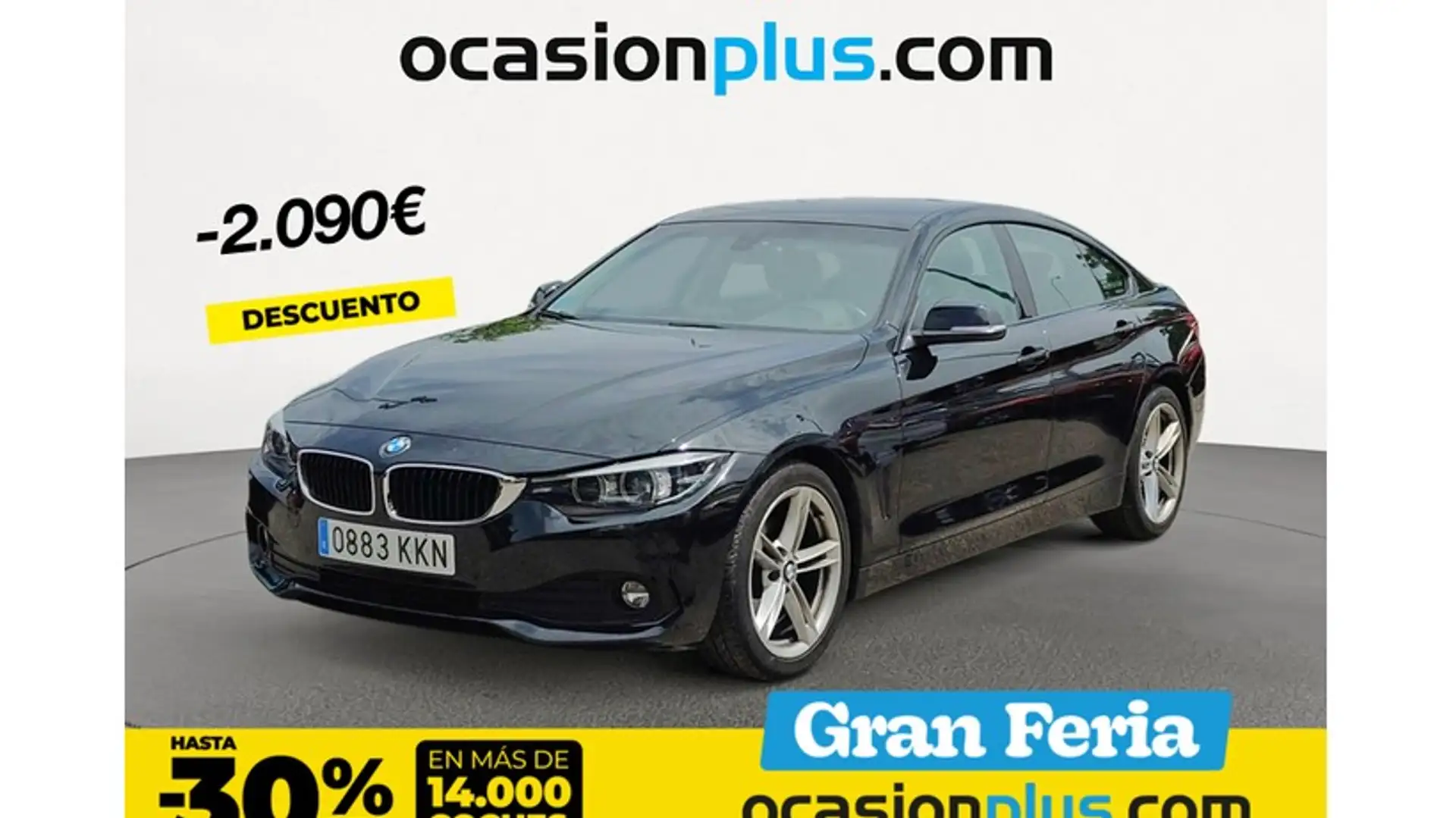 BMW 420 420dA Gran Coupé 4.75 Negro - 1